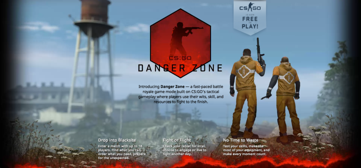 CS:GO Releases New Battle Royale Mode ‘Danger Zone’, Now Free to Play